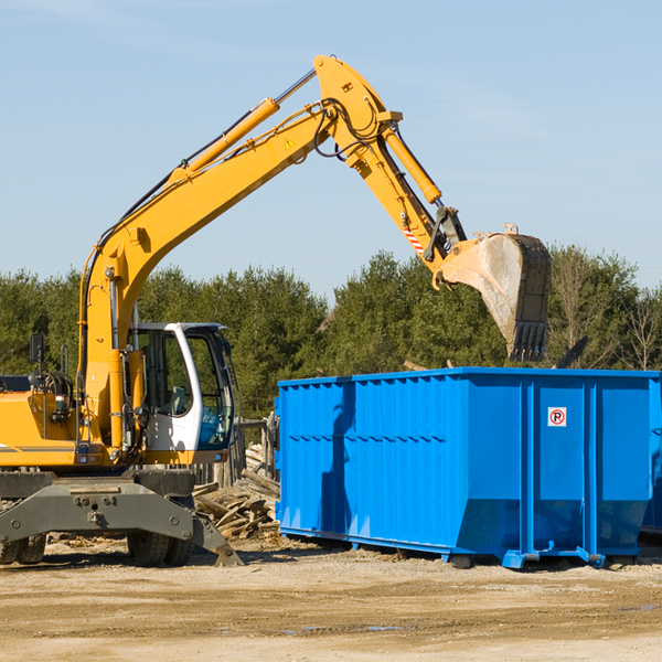 are there any restrictions on where a residential dumpster can be placed in Bardolph Illinois
